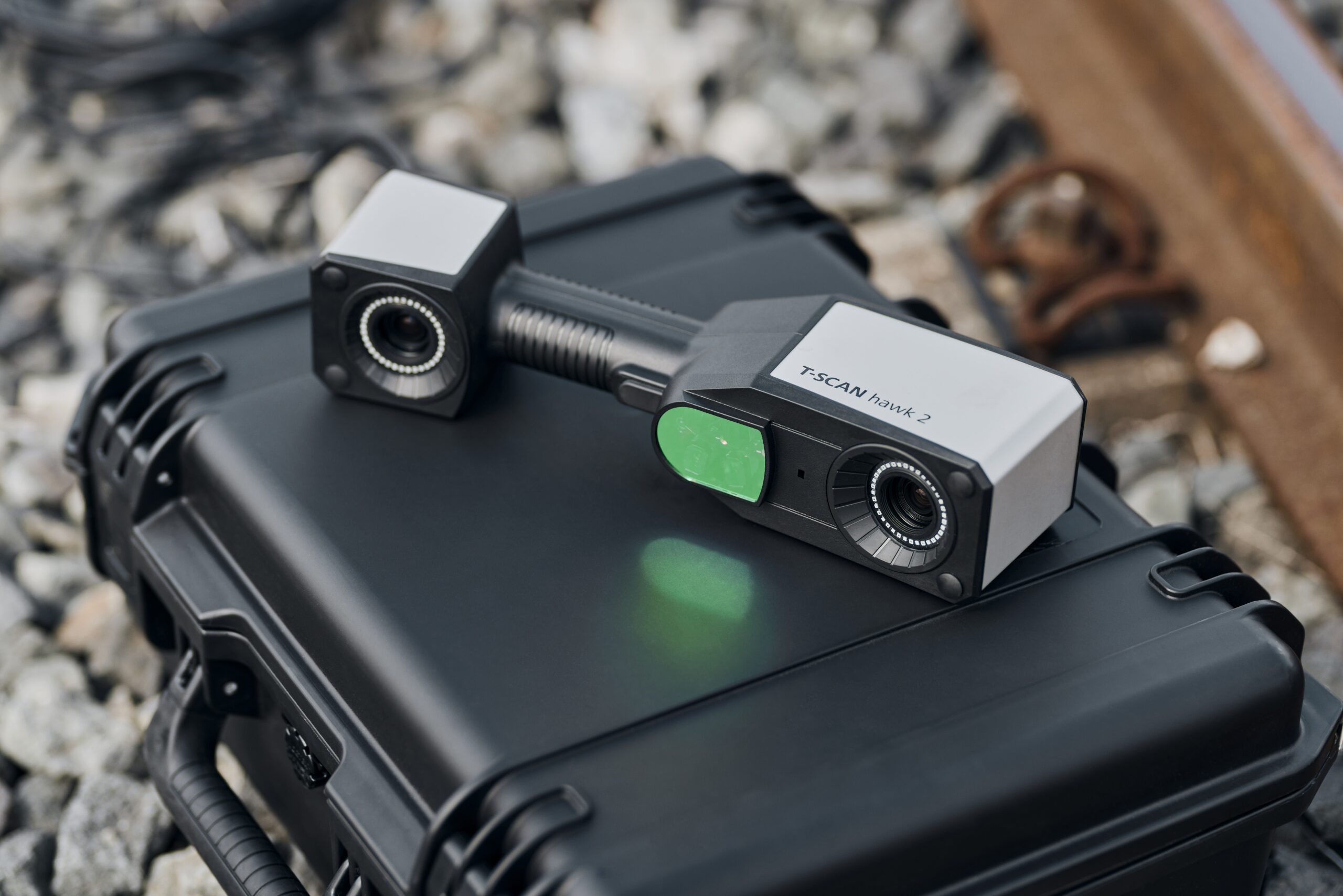 ZEISS T-SCAN hawk 2 handheld 3D scanner supplied in its transport case